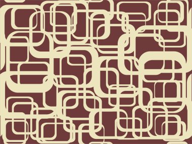 Retro pürüzsüz desen