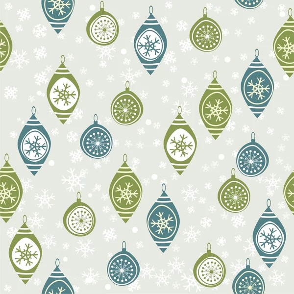 Seamless Christmas background — Stock Vector