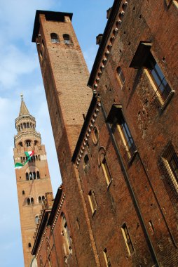 Cathedral tower bell, Cremona clipart