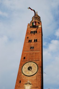 Cathedral tower bell, Cremona clipart