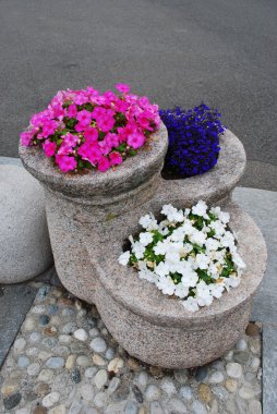 Granite flower pot clipart