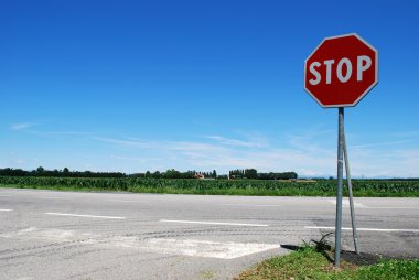 Stop sign clipart