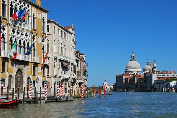 Großartiges Kanalpanorama, Venedig — Stockfoto