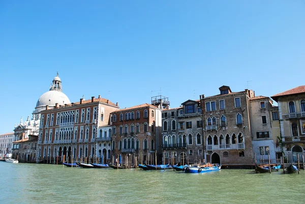 Häuser am Canal Grande, Venedig — Stockfoto