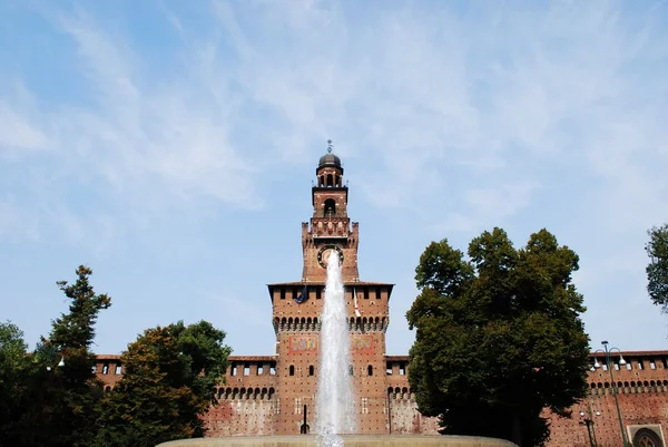 Castillo de Sforza, Milán — Foto de Stock