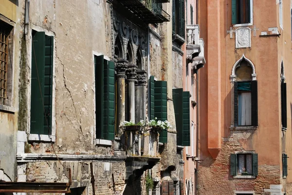 Dom fasada, Wenecja — Zdjęcie stockowe