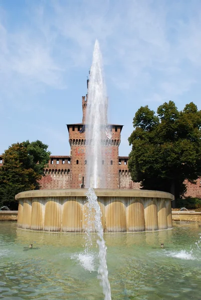 Sforza-slottet Milano — Stockfoto