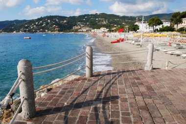 Beach panorama, Italy clipart