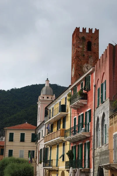 Vesnice Noli, Itálie — Stock fotografie