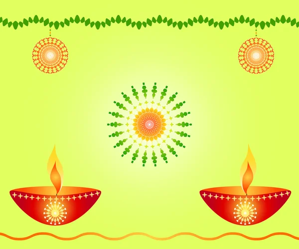 Diwali festival lamps — Stock Photo, Image