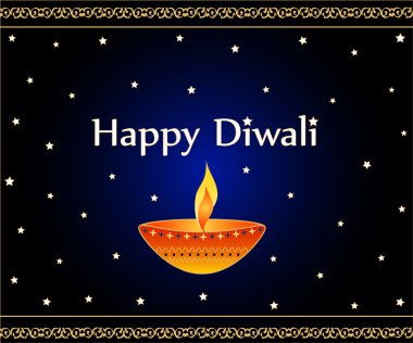 Diwali lamp clipart