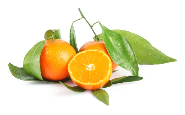 Sada mandarinek — Stock fotografie