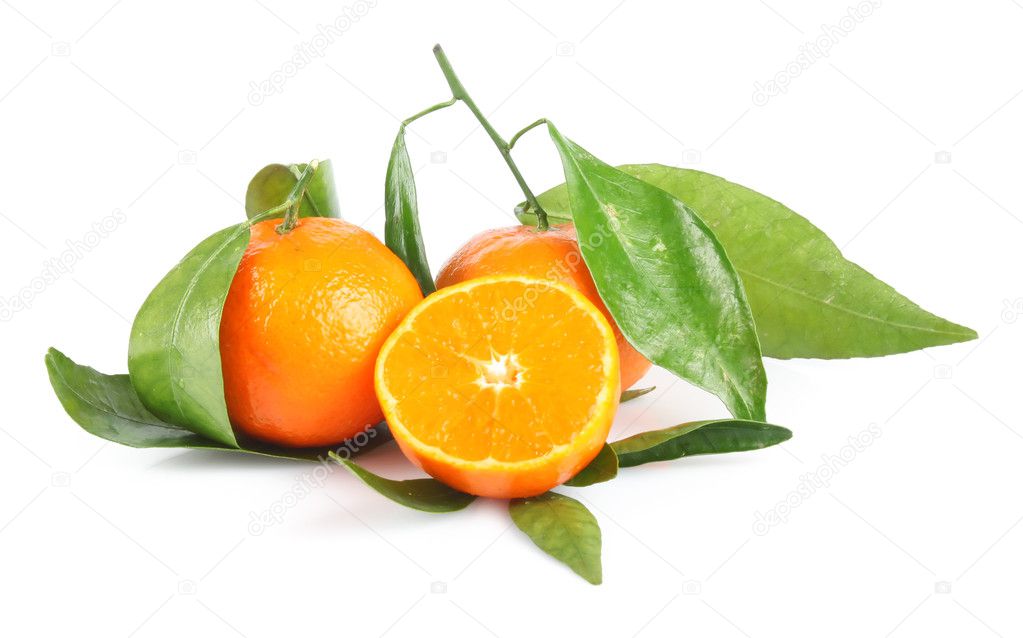 Set of mandarins