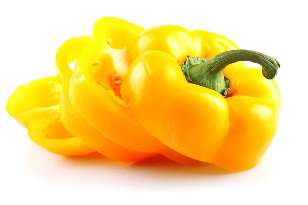 Yellow slices pepper — Stock Photo, Image