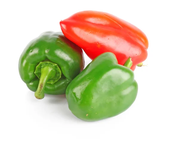 Three color peppers — Stock Photo, Image