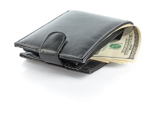 Dollars in male purse — Stock Photo, Image