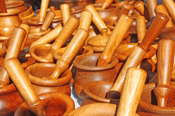 Деревянное блюдо — стоковое фото