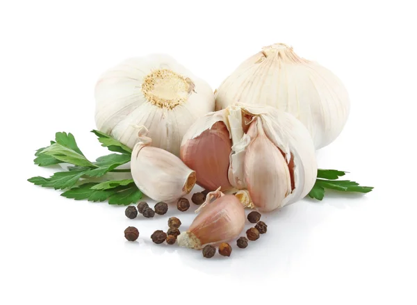 Garlic with spice — Stock Photo, Image