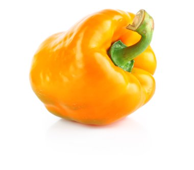 Big ripe yellow pepper