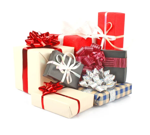 Cajas de regalo de Navidad —  Fotos de Stock