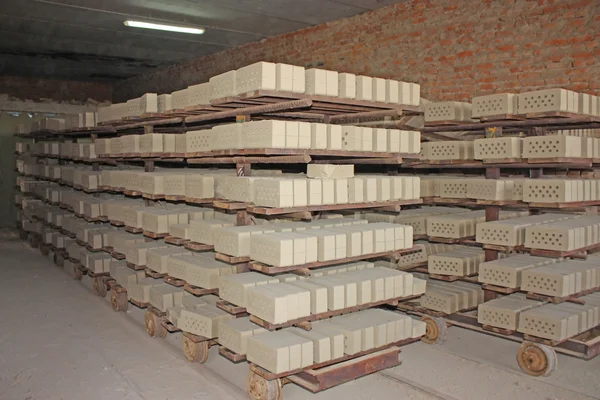 Production brick plant — Stock Photo, Image