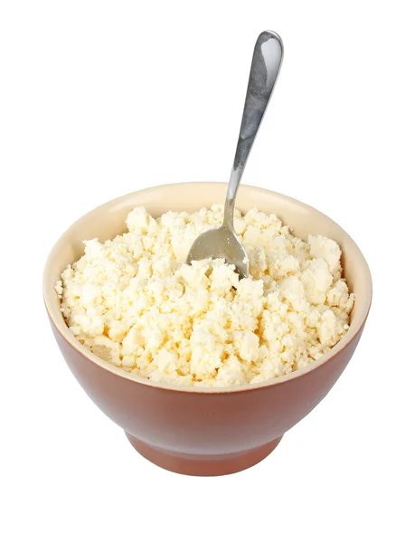 Cheese in bowl — Stock Photo, Image