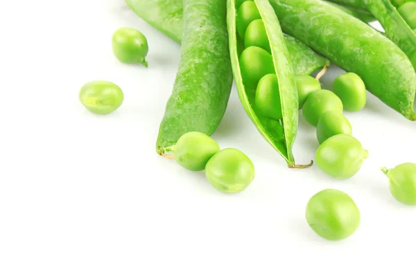 Fresh green pea in pod — Stockfoto