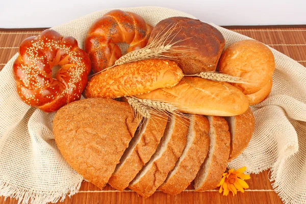 Composition of fresh bread — Stock Photo, Image