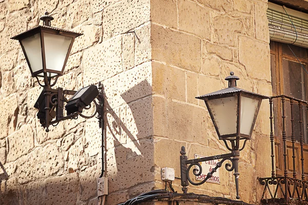 stock image Two Old Wall Lamps