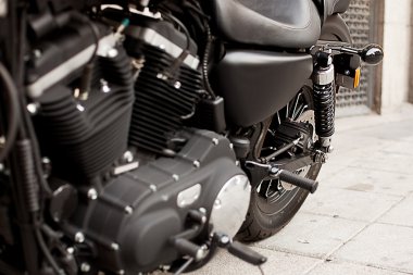 Detail Black Motorcycle clipart