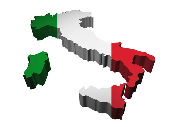 stock image Illustration of italy map