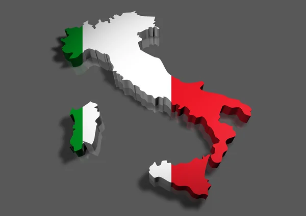 stock image Illustration of italy map