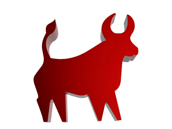 Znak zodiaku Byk — Zdjęcie stockowe