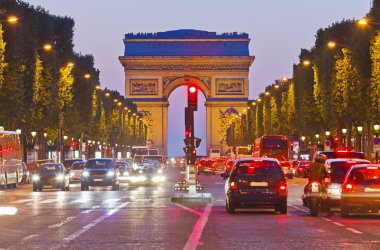 Arch of Triumph, Paris, France clipart