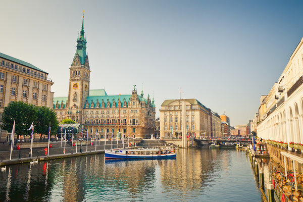 Hamburg — Stockfoto