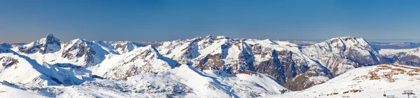 Panoramisch beeld van Franse Alpen — Stockfoto