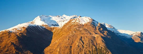 Alpes franceses ao pôr do sol — Fotografia de Stock