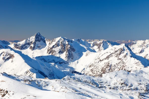 Fransız alps doruklarına — Stok fotoğraf