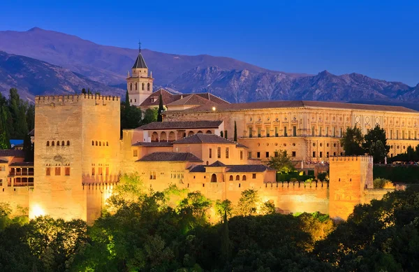 Palác Alhambra, Granada, Španělsko — Stock fotografie