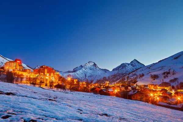 Station de ski dans les Alpes — Photo