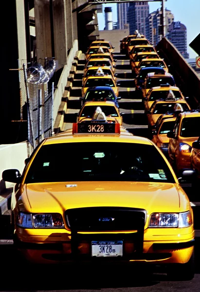 Nova Iorque táxi — Fotografia de Stock