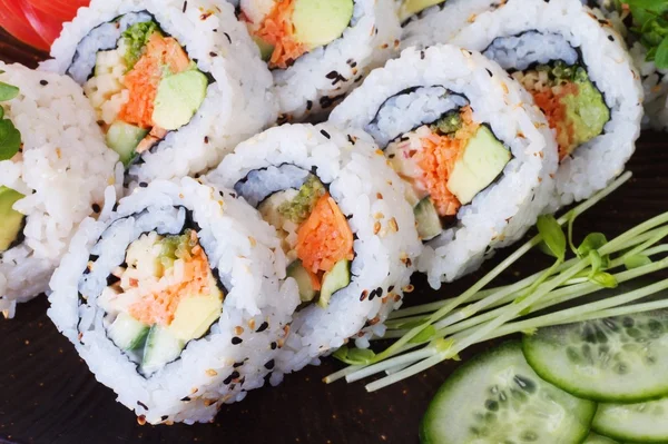 Rollos de sushi Fotos de stock libres de derechos