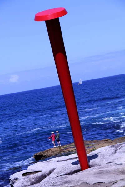 Skulpturen am Meer — Stockfoto