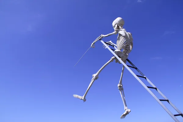 Scultura scheletrica — Foto Stock