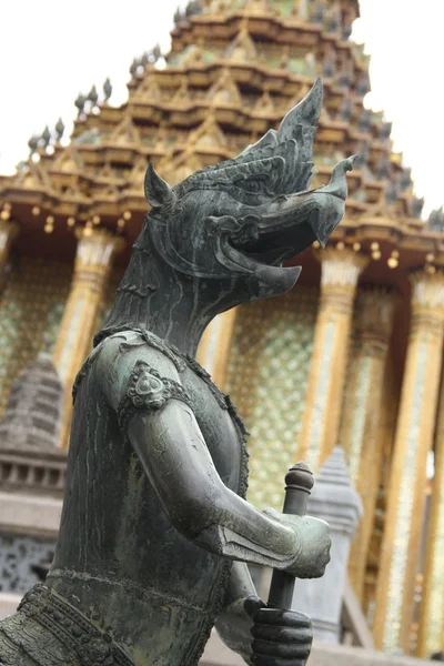 Grand palace standbeeld Stockfoto