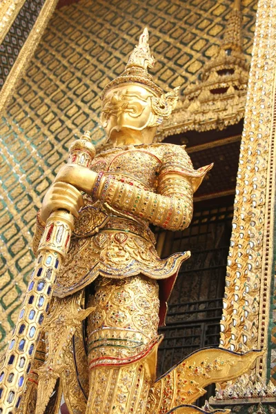 Goldene Statue Stockfoto