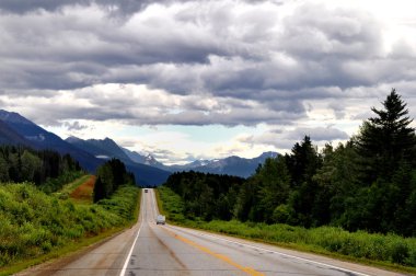 Jasper national park peyzaj Kanada rocky Dağları'nda