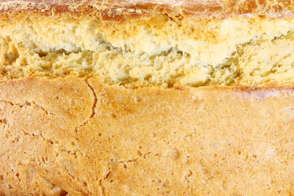 Textura de un pan casero — Foto de Stock