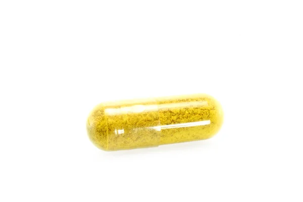 Одномісний жовтий таблетки — стокове фото