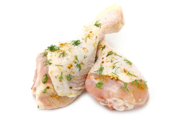 Pernas de frango cru — Fotografia de Stock